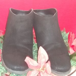 Black Suede Booties
